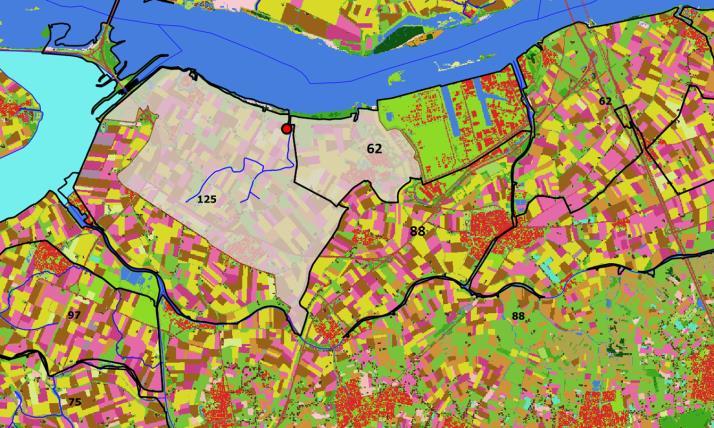 actuele bemesting historisch bemesting nalevering bodem natuur Uitspoeling door kwel depositie en infiltratie 1 Landbouw Overig 2 rwzi overstorten overig antropogeen 3 depositie open water buitenland