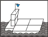 Een duwstel dat door twee duwboten naast elkaar wordt voortbewogen moet deze tekens op de duwboot aan stuurboord voeren (schets 36, aanhangsel 3). 5.