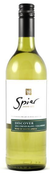Chenin/Chardonnay - Spier - 2017-75cl Witte Wijnen Druiven: Chenin Blanc - Chardonnay Deze lekkere frisse wijn komt uit de westkaap.