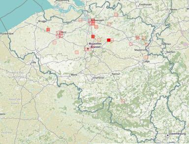 In figuur 3 is zo n typische Belgische vindplaats te zien waar ook daadwerkelijk meerdere exemplaren zijn gevangen.