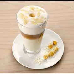 macchiato met de smaak van hazelnoot 4,25 Café Pommes