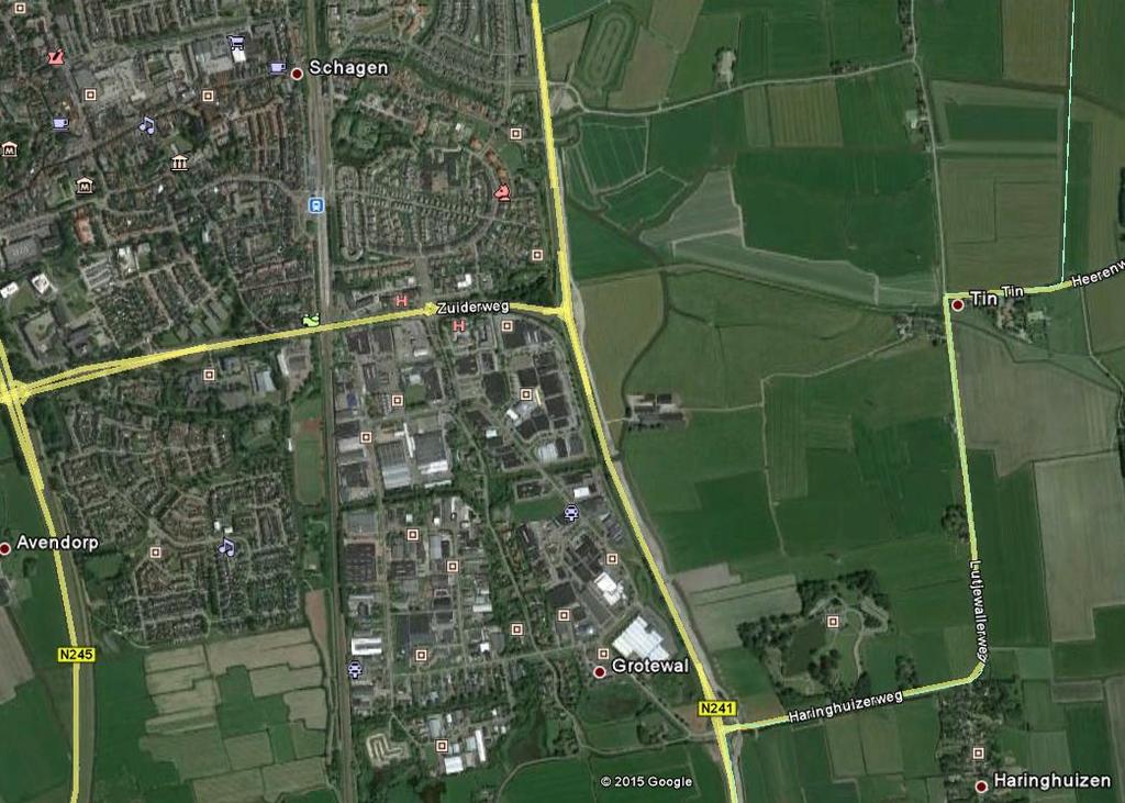 3. PLANNING WEGVAK 3 EN 4 ZUIDERWEG Wegvak 3 Vanaf Oktober 2016. Nadat rotonde Zuiderweg gereed is gaat nieuwe N241 tussen Wittepaal en Zuiderweg in gebruik.