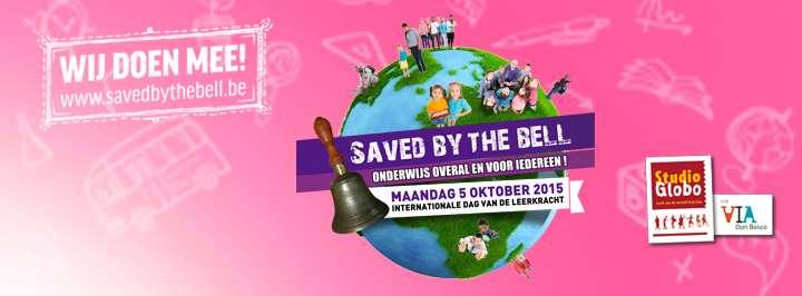 Saved by the bell: 5 oktober Breng je bel en bellenblazer mee! Leerlingen en leerkrachten zijn wel eens opgelucht als ze s avonds de schoolbel horen.