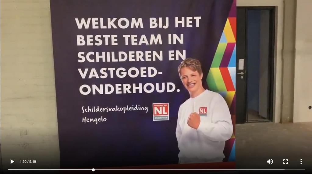 Schildersvakopleiding Hengelo via vlog bij jongeren in beeld De Schildersvakopleiding Hengelo, gehuisvest in het Techniekhuis Twente, is onlangs via een vlog onder de aandacht gebracht van de