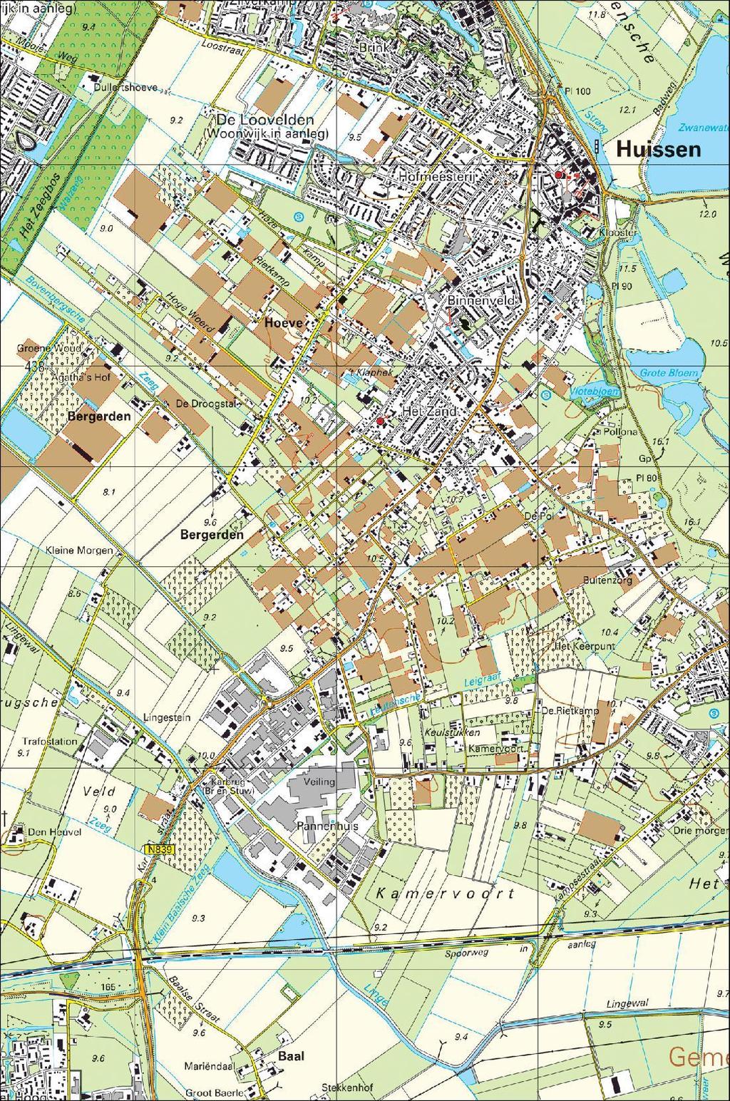 Bijlage 1 Topografische ligging van de locatie Schaal