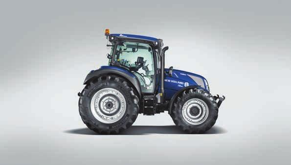 Met een hoogte van slechts 2695 mm* is deze tractor zelfs geschikt voor de laagste veestallen.