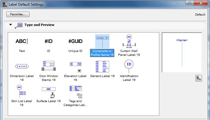 Veranderingen in Labels Door de verbeteringen voor de label tool zijn er ook nieuwe labels beschikbaar. Een label hoeft in ARCHICAD SE 2016 niet specifiek voor 1 element opgemaakt te worden.