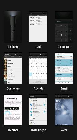 27 De eerste week met je nieuwe telefoon Wisselen tussen onlangs geopende applicaties Als je multitaskt en je gebruikt verschillende apps op je HTC One mini, kun je eenvoudig wisselen tussen de apps