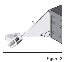 Indirecte meting Indirecte meting bepalen van een afstand door gebruik te maken van 2 hulpmetingen (zie fig. G).