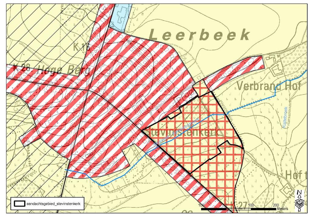 1.2 Planologische bestemming Gewestplanbestemming: reservegebied voor woonwijk Het aandachtsgebied is gelegen in de bestemming woonreservegebied (zie figuur 4).