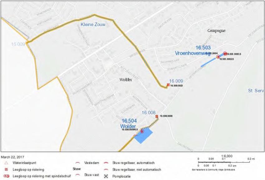 13 2.3 Watersysteem, huidige situatie In figuur 8 is de huidige situatie van het plangebied weergegeven.