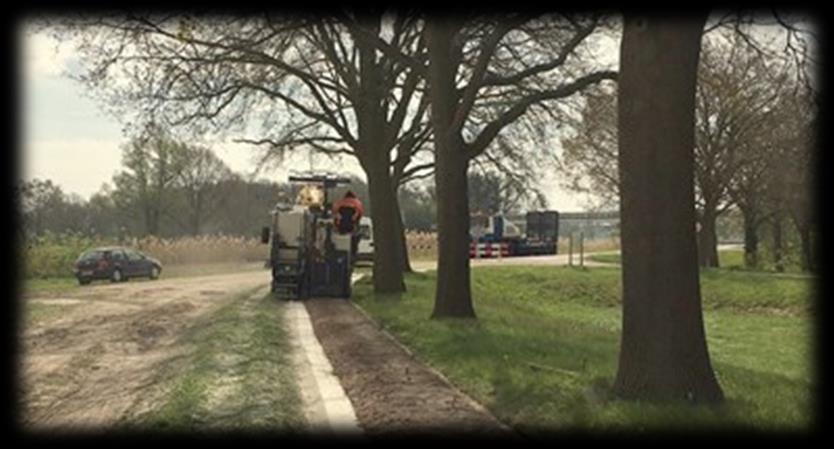 Oplevering controle uitvoeren Twentekanaal nabij Almelo, paden breed 1.