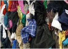 Textiel Allerlei soorten textiel zoals kleding, gordijnen, bad- en beddengoed, etc.