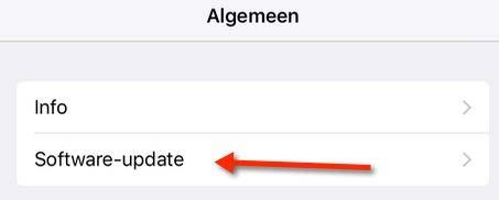 ! Zorg ervoor dat de ipad is opgeladen en voorzien is van het laatste besturingssysteem ios11 én dat alle apps bijgewerkt zijn.