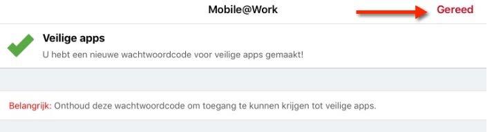 Instellen App@Work Met deze app kan de beheerder applicaties toewijzen en weer verwijderen bij uit dienst treding.