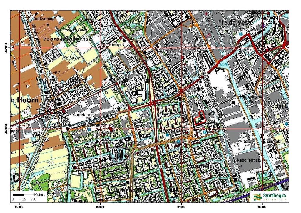 1.3 Ligging en huidige situatie plangebied Het plangebied is circa 1,4 ha groot en ligt aan de Mercuriusweg 1 in Delft (afbeelding 1.1).