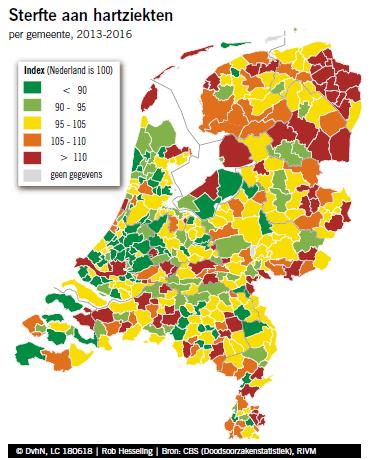 Waarom HartNet: Kwaliteit zorg verbeteren Onze regio heel Noord-Nederland kent relatief veel