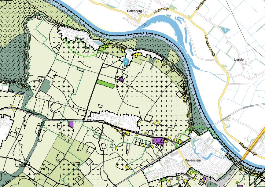 Ruimtelijke onderbouwing Osstraat 15, Demen, pag. 9 van 49 2.4 tedenbouwkundige karakteristiek Op ca. 70 meter ten noorden van de planlocatie ligt de lintbebouwing van de kern Demen.