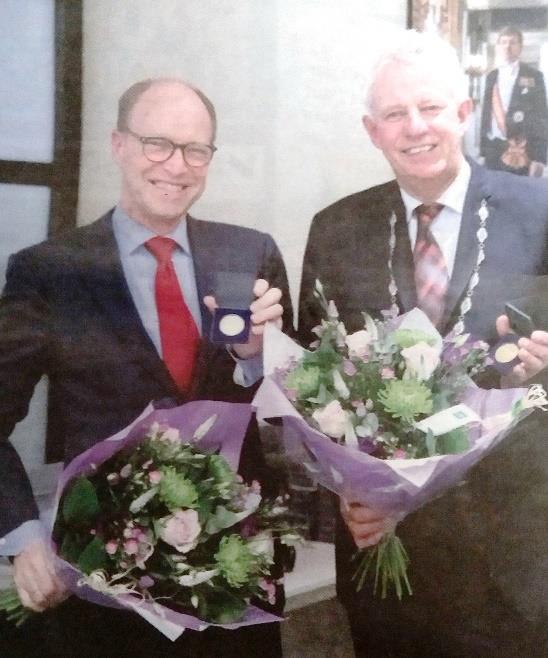 De vierde jubilaris was Ben Plandsoen die liefst zestien jaar wethouder was voor de PvdA en in dat in een tijdperk waarin wethouders maar al te vaak vroegtijdig