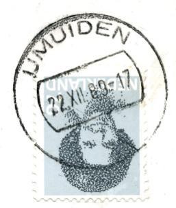 IJMUIDEN (Plein 1945 8) Provincie Noord-Holland Status 2007: Postkantoor IJMUIDEN 1 Het