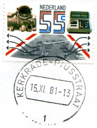 Pannesheiderstraat KERKRADE-PANNESHEIDERSTRAAT 1 Het cilinderbalkstempel was verstrekt op 22 januari 1975.
