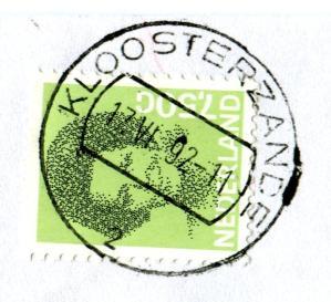 KLOOSTERBUREN (Hoofdstraat 34) Provincie Groningen KLOOSTERBUREN 1 Het openbalkstempel was in mei 1990 nog in gebruik.