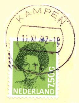 KAMERIK 2 Het openbalkstempel was na eind 1979 nog in