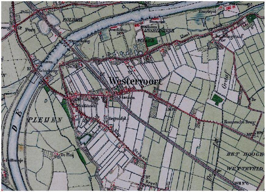 Figuur 5: Historische kaart van van 1880