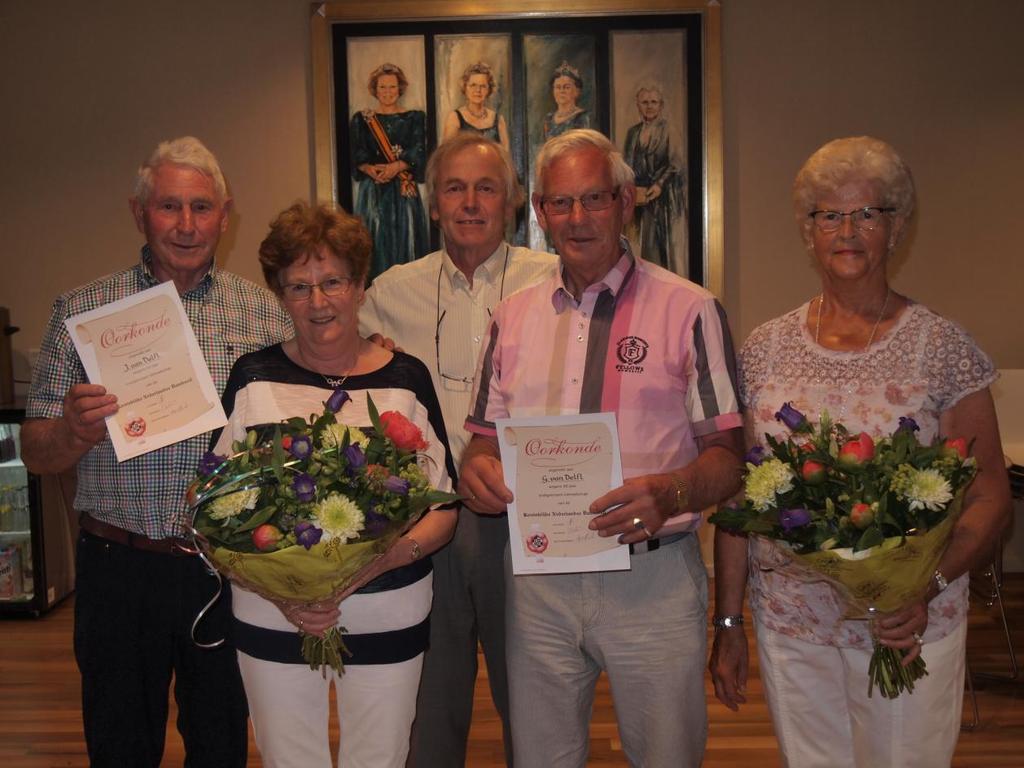 R D C 4 Jac en Gert van Delft 60 jaar lid van RDC De ALV was dit jaar een extra feestelijke.