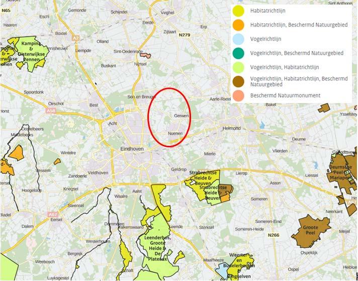 4 Samenvatting Resultaten en effectbeoordeling Natuur Natura 2000 en Beschermde Natuurmonumenten In en in de omgeving van het plangebied zijn verschillende Natura 2000 gebieden gelegen.