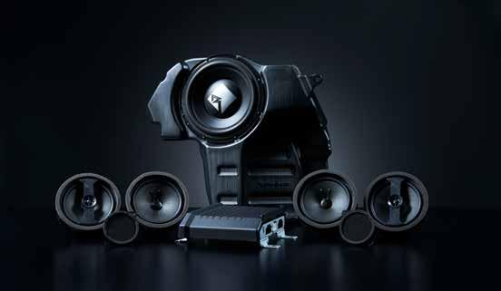 Rockford Fosgate premium sound system Geniet van de verbluffende geluidskwaliteit van een nieuw audiosysteem, ontwikkeld in samenwerking met Rockford