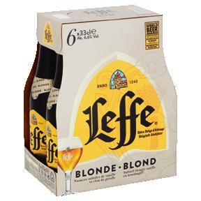Voorbeeld: Leffe bruin, 6 x 33 cl, 6,09 Bier