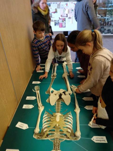 Vanuit de groepen Groep 4/5 op excursie naar het Erfgoedhuis.