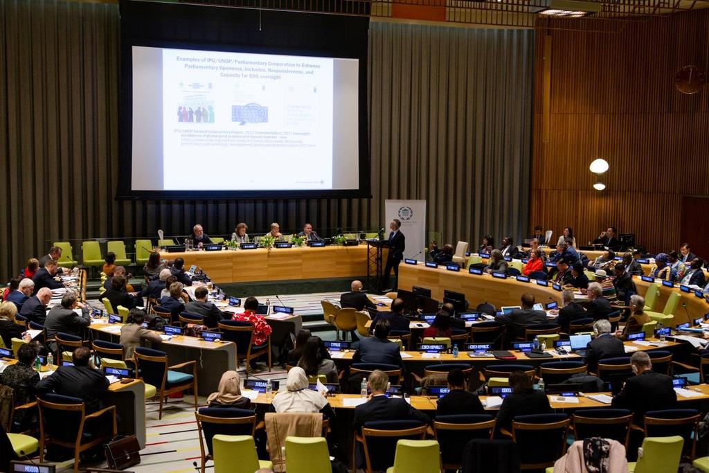 1 Jaarlijkse parlementaire hoorzitting in de UNO New York, 21-22 februari 2019 De nieuwe uitdagingen voor het multilateralisme De IPU organiseert elk jaar samen met de Voorzitter van de Algemene