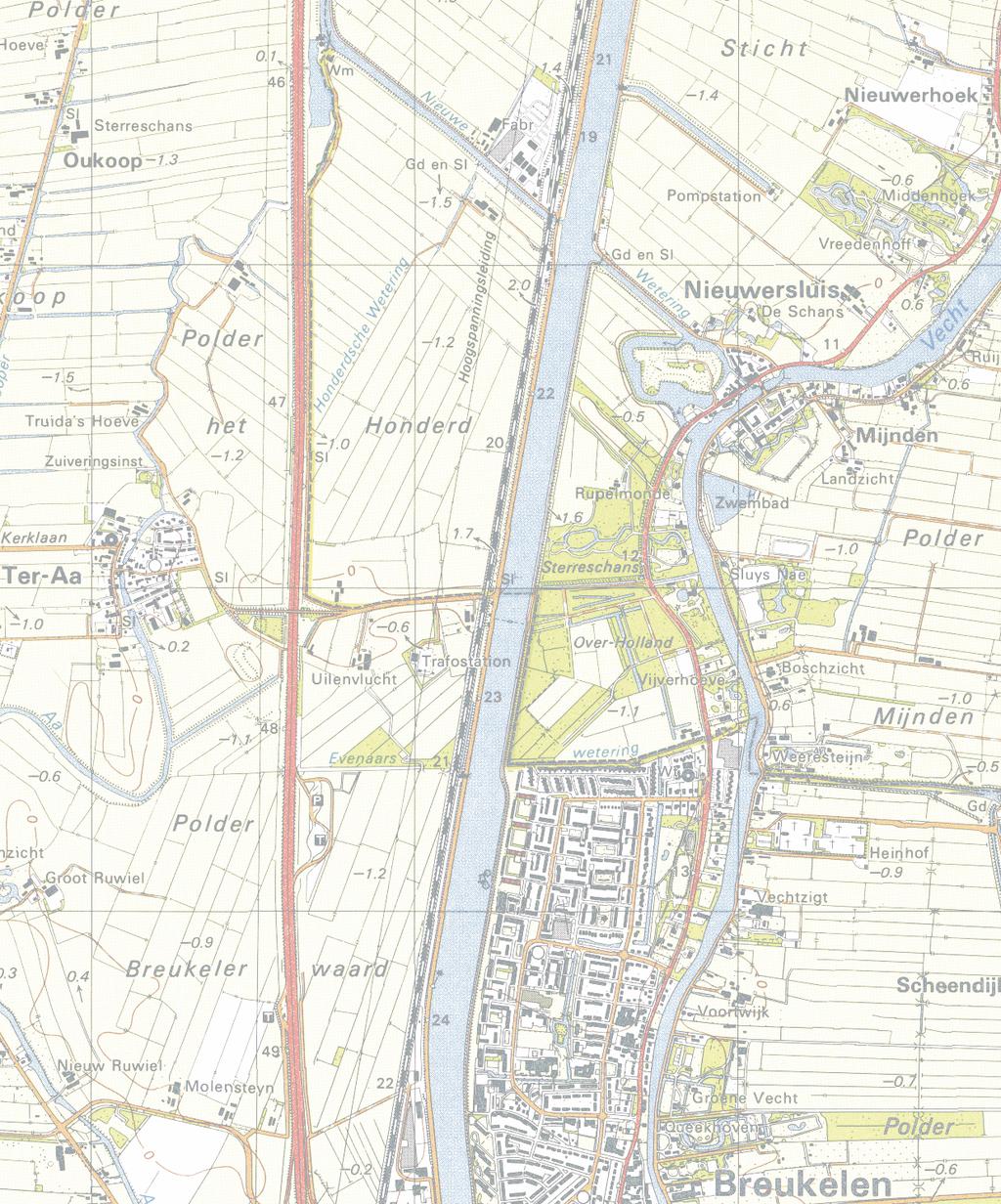 pag. 46 van 62 RIVM rapport 680300001 Bijlage 1 Beschrijving meetlocaties meetlocatie A2 Breukelen Amsterdam