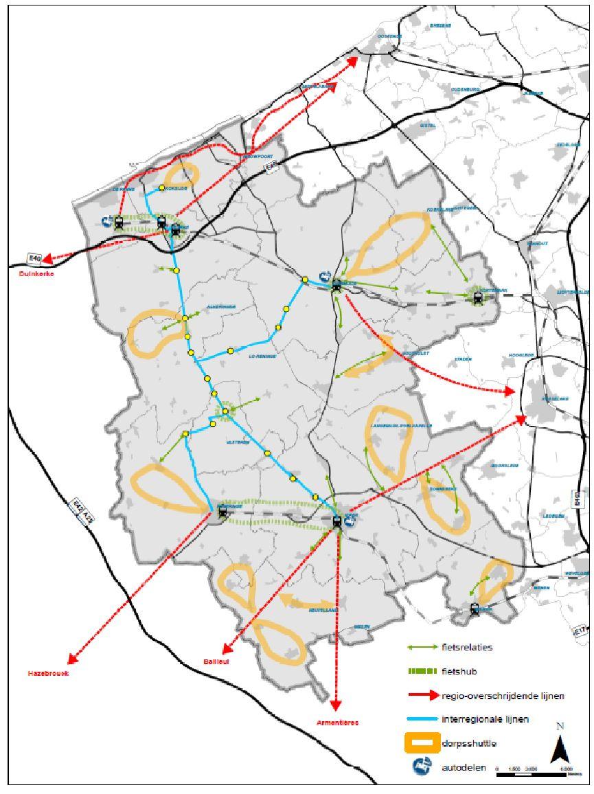 Opmaak en uitvoering regionale mobiliteitsvisie: 2014 - heden Eerste besparingsgolf De Lijn Stedenoverleg; Westhoekoverleg; burgemeestersoverleg;