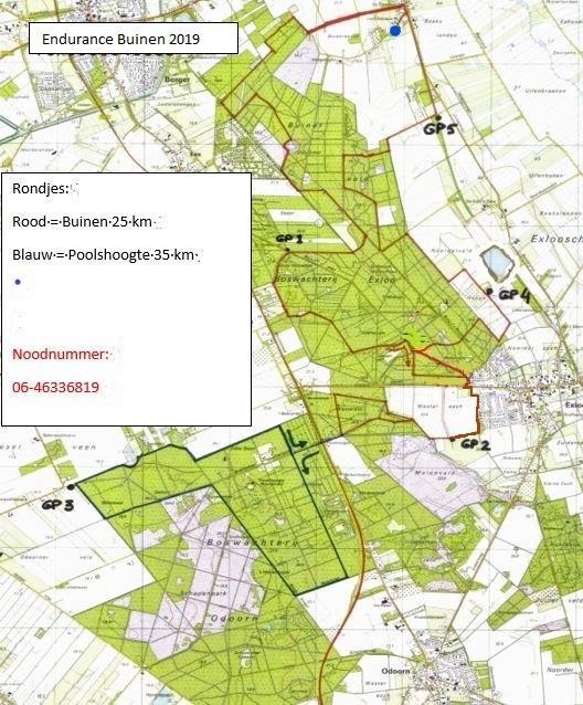De route Een overzichtskaart is via www.staatsbosbeheer.nl te verkrijgen, het betreft kaart 10 Midden Drenthe. (1:25.