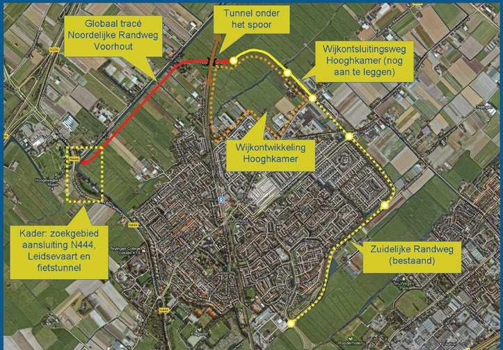 Het doel van het initiatief is het omleiden van autoverkeer om het centrum van Voorhout, het ontsluiten van de toekomstige woningbouwuitbreiding van Voorhout en daarmee het verbeteren van de