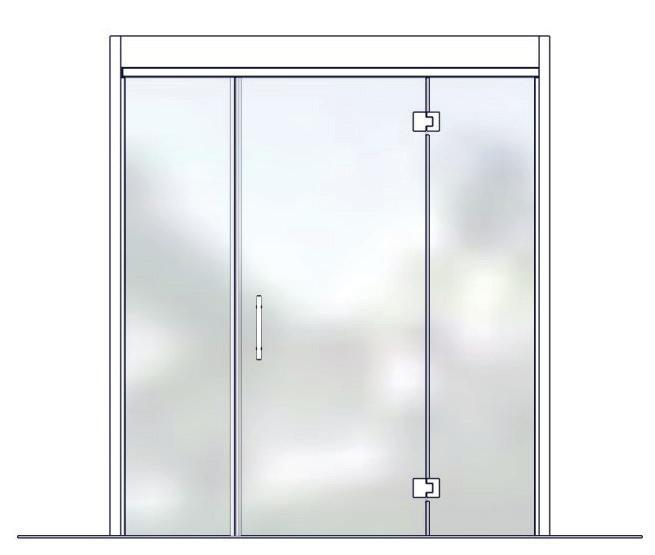 4 Required space Minimum height above glass: 200mm