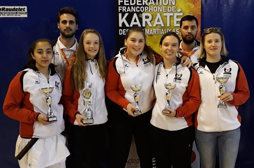 Competitieresultaten Belgisch kampioenschap Luik 23 februari 2019 1e plaats : Marie Millet kadetten meisjes - kata 3e plaats