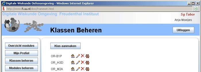 Controle Als u een leerling mist, kan het zijn dat deze leerling zich nog niet heeft aangemeld heeft bij de klas.