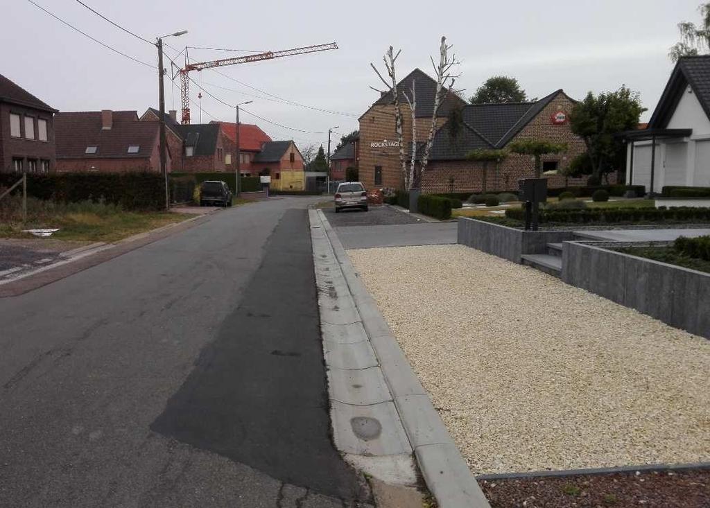 Ontwerp - wegenis Bestaande toestand Rooi Rijweg in asfalt Ontwerp - wegenis