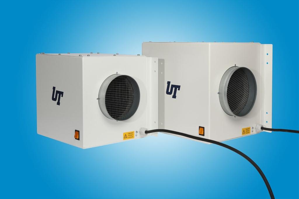 Toepassing : De UT ventilatorbox is een universeel inzetbare geluidsgeïsoleerde box met ingebouwde middeldruk afzuigventilator.