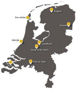 In Nederland zijn zeven vrijheidsbeperkende gezinslocaties (Gilze, Katwijk, Den Helder, Amersfoort, Emmen, Goes en Burgum) en één gezinsgevangenis*, Kamp Zeist.