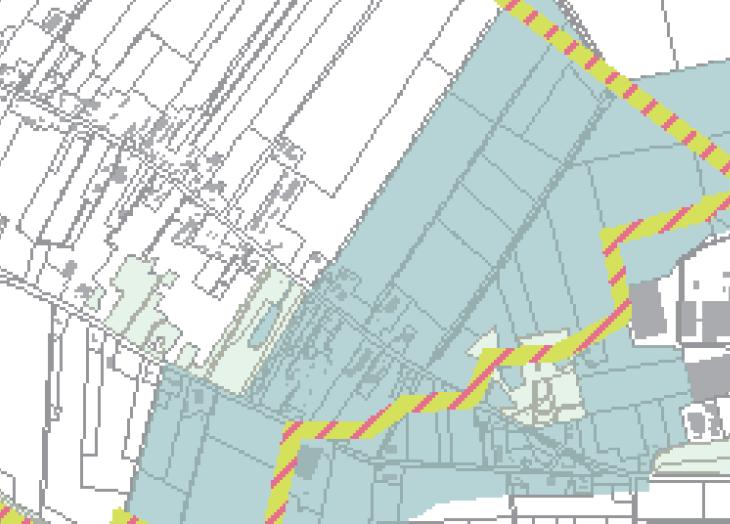 Afbeelding 2.2: Uitsnede kaart VR Natuur en landschap Afbeelding 2.