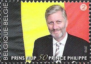 4035 - Prins Filip wordt 50: (2w= 1,18) Uitgiftedatum: 15/04/ Philanews Nr. 2 / (pg.