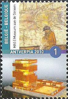 Postzegelkringen olifant Kai - Mook) zelfportret PP Rubens) (