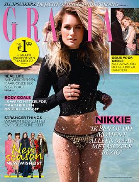 De lay-out van Grazia leent zich perfect voor samenwerkingen, sponsored rubrieken of