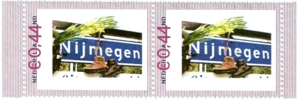 Tijdens de Vierdaagseweek wordt in de TNT-postwinkel een speciaal stempel gebruikt met als tekst "Nijmegen Vierdaagse".