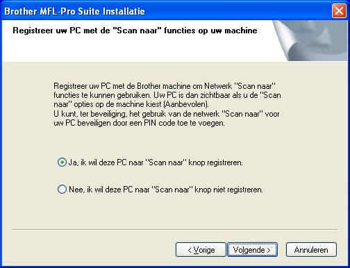 L Klik op Volgende. P Klik op Voltooien om uw computer opnieuw op te starten. installeren van de machine Gebruikers van 95/98/98SE/Me/ NT/2000 gaan naar stap Q.